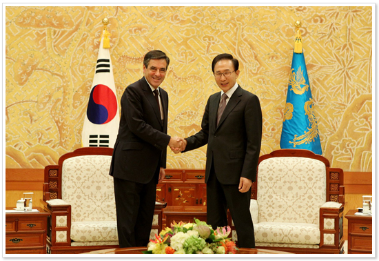 대통령, 프랑스와 피용 프랑스 총리 접견